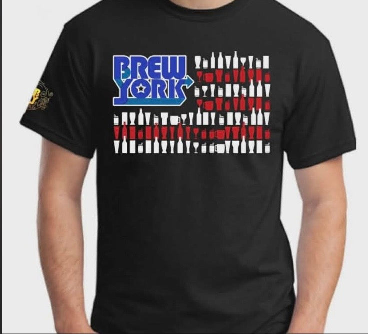 American flag Brew Tshirt